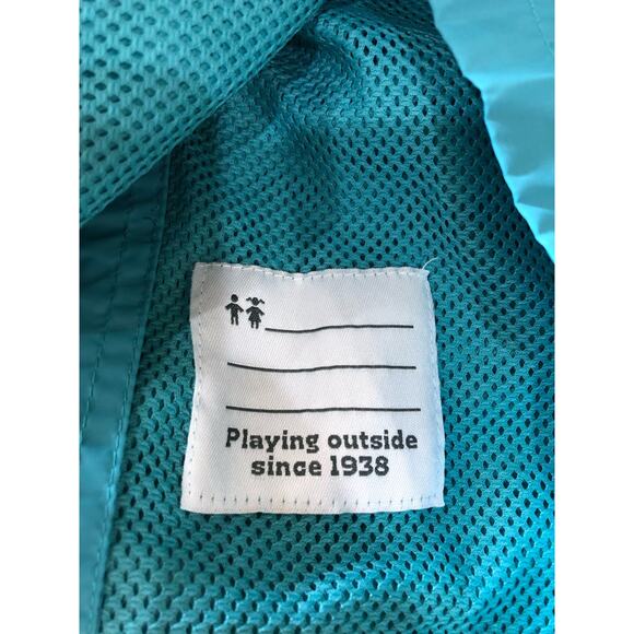 Columbia teal/purple girls windbreaker jacket size large - Picture 7 of 9